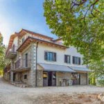 View of Tuscan farmhouse, Caprese Michelangelo
