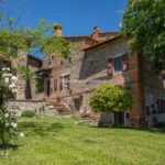 External view of semi detached farmhouse- divided into 2 apartments - Sansepolcro Tuscany