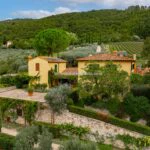 Aerial view of Fiesole Boutique Winery in Tuscany.