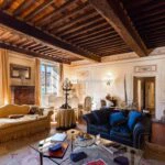 Interior view of deluxe apartment, Pietrasanta Tuscany Italy