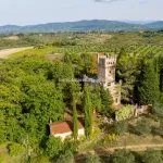 External view of tower property in Tuscany