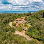 Externa view of sea view villa, Punta Ala Tuscany Italy