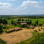 View of farm and buildings, Tuscan estate for sale near Pitigliano