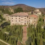 View of Tuscan property restoration project near Arezzo and Anghiari