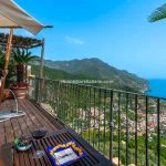 Sea view from villa home, Ravello Salerno Amalfi Coast Italy
