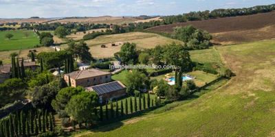 Tuscan farmhouse home and income