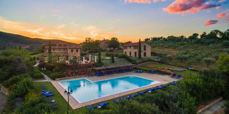 Tuscan Vineyard, Olive Oil and Holiday Complex