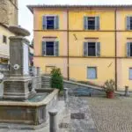 External view of Palazzo in Sansepolcro Tuscany Italy