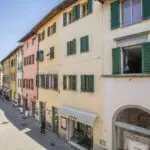 Street view of Townhouse home in Sansepolcro Tuscany