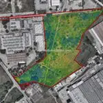 Aerial view of Perugia land for sale