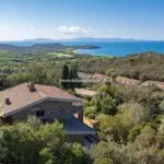 External view of villa and Punta Ala sea view