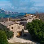 View of Italian historic home