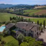 External view of Farmhouse condo complex, Umbertide Umbria