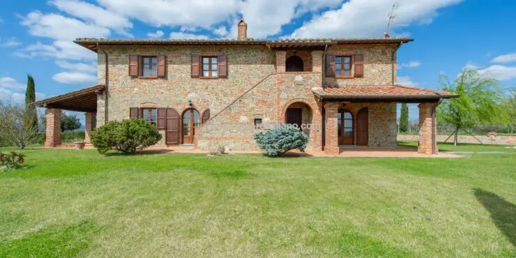 Recently Built House In Tuscany