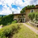External view of Tuscan farmhouse home