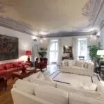 Internal view of Florence Tuscany luxury apartment.