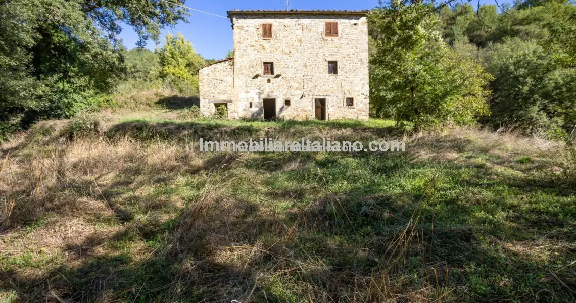 Typical Tuscan Country House With Land