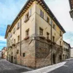 External view of Città di Castello historic town home