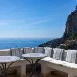 Seaside view of Portofino home