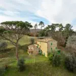 External view of Umbrian farmhouse and land