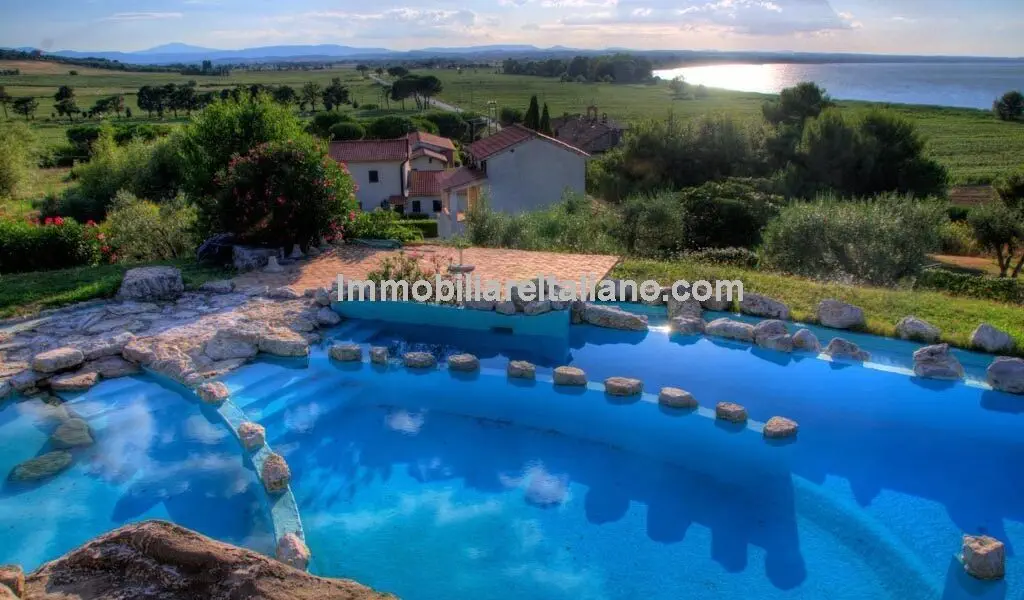 Lake view resort for sale