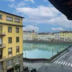 View of River Arno from luxury apartment for sale in Florence city centre