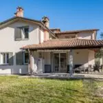 View ot Italian energy efficient villa Monte Santa Maria Tiberina Umbria