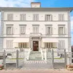 External view of waterfront seaside hotel for sale, Marina di Massa Tuscany Italy