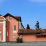 External view of Piedmont agriturismo and restaurant